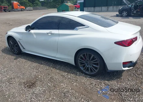 2017 Infiniti Q60 3.0T Red Sport 400 from USA, damaged, VIN JN1FV7EL1HM702200